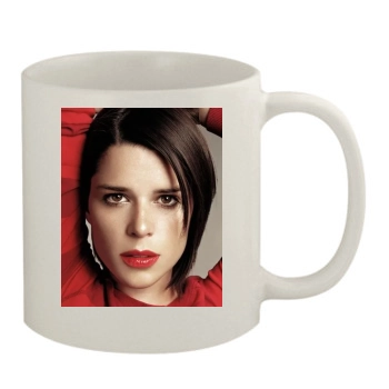 Neve Campbell 11oz White Mug