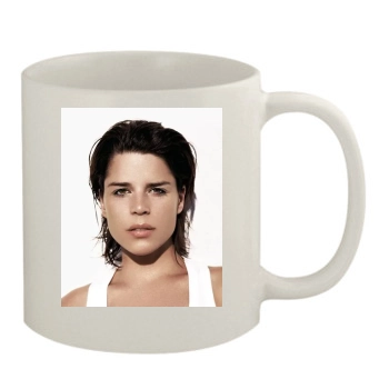 Neve Campbell 11oz White Mug