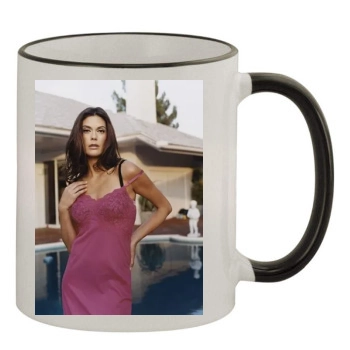 Teri Hatcher 11oz Colored Rim & Handle Mug