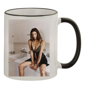 Teri Hatcher 11oz Colored Rim & Handle Mug