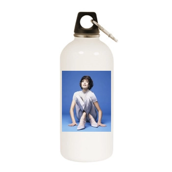 Teri Hatcher White Water Bottle With Carabiner