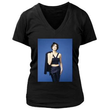 Teri Hatcher Women's Deep V-Neck TShirt