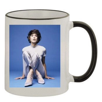 Teri Hatcher 11oz Colored Rim & Handle Mug