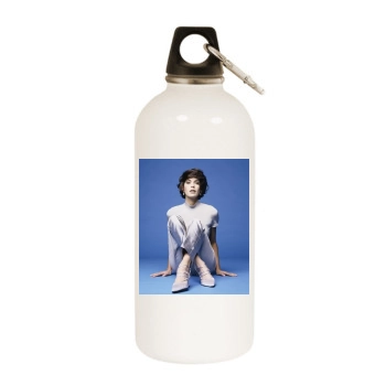 Teri Hatcher White Water Bottle With Carabiner