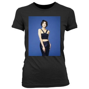 Teri Hatcher Women's Junior Cut Crewneck T-Shirt