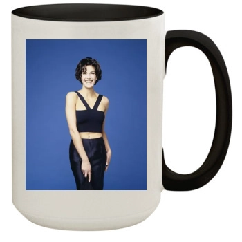 Teri Hatcher 15oz Colored Inner & Handle Mug