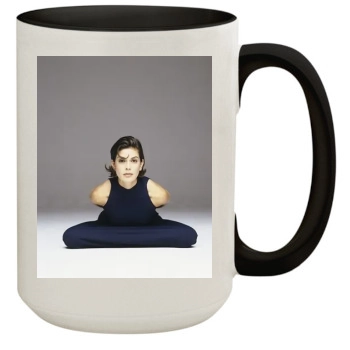 Teri Hatcher 15oz Colored Inner & Handle Mug