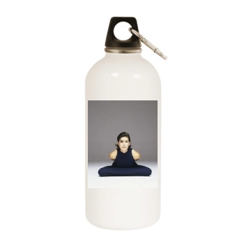 Teri Hatcher White Water Bottle With Carabiner