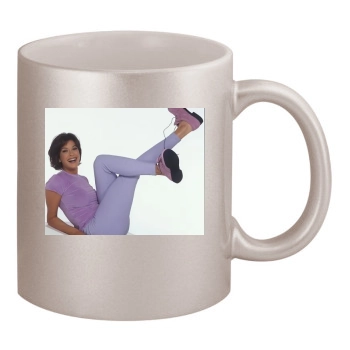 Teri Hatcher 11oz Metallic Silver Mug