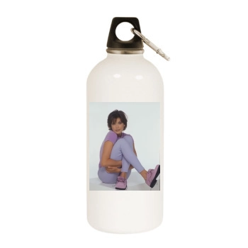 Teri Hatcher White Water Bottle With Carabiner