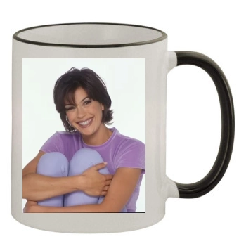 Teri Hatcher 11oz Colored Rim & Handle Mug