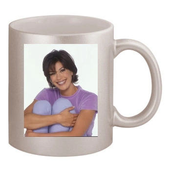 Teri Hatcher 11oz Metallic Silver Mug