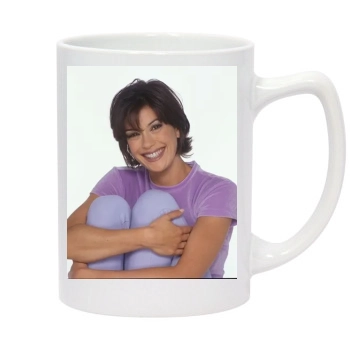 Teri Hatcher 14oz White Statesman Mug