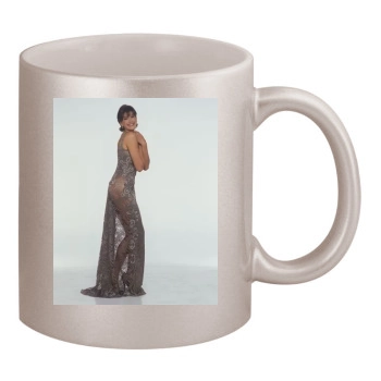 Teri Hatcher 11oz Metallic Silver Mug