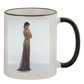 Teri Hatcher 11oz Colored Rim & Handle Mug