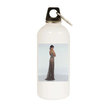 Teri Hatcher White Water Bottle With Carabiner