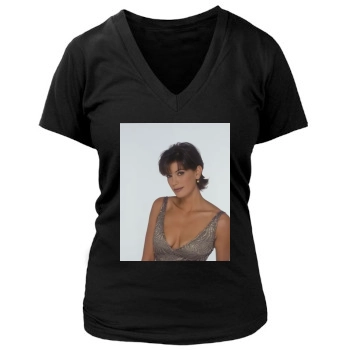 Teri Hatcher Women's Deep V-Neck TShirt