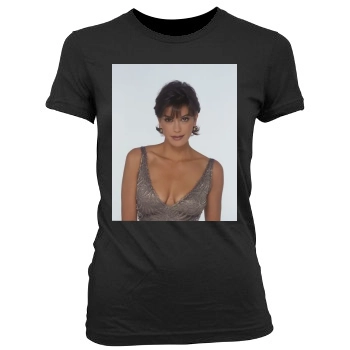 Teri Hatcher Women's Junior Cut Crewneck T-Shirt