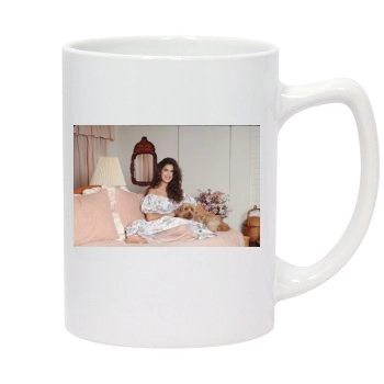 Teri Hatcher 14oz White Statesman Mug