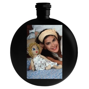 Teri Hatcher Round Flask