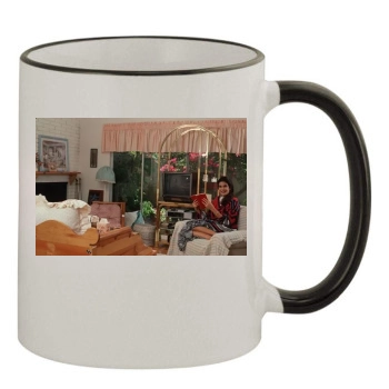 Teri Hatcher 11oz Colored Rim & Handle Mug