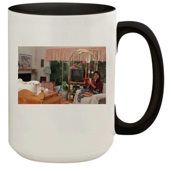 Teri Hatcher 15oz Colored Inner & Handle Mug