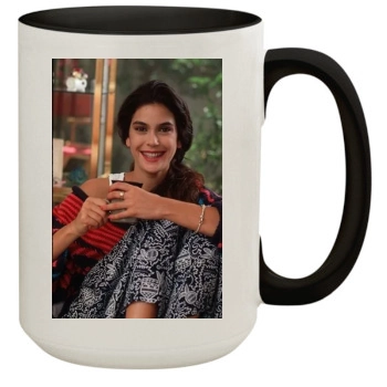 Teri Hatcher 15oz Colored Inner & Handle Mug