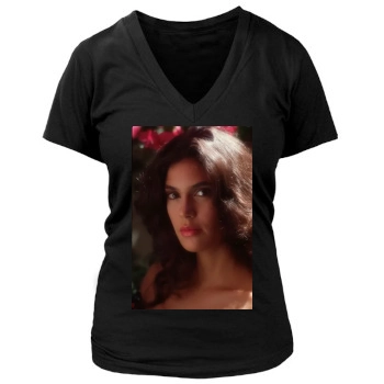 Teri Hatcher Women's Deep V-Neck TShirt