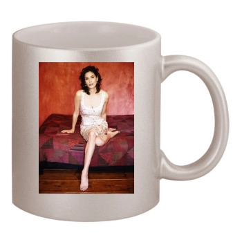 Teri Hatcher 11oz Metallic Silver Mug