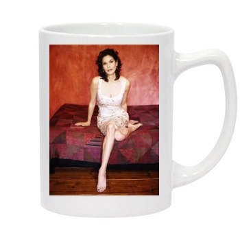 Teri Hatcher 14oz White Statesman Mug