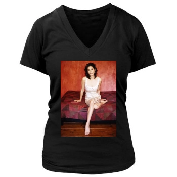 Teri Hatcher Women's Deep V-Neck TShirt