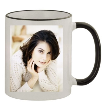 Teri Hatcher 11oz Colored Rim & Handle Mug