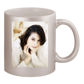 Teri Hatcher 11oz Metallic Silver Mug