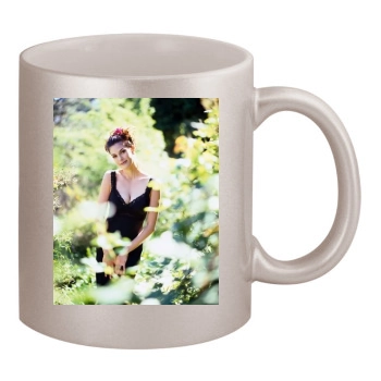 Teri Hatcher 11oz Metallic Silver Mug