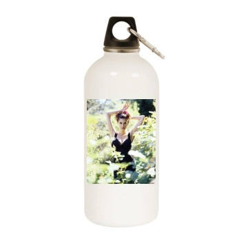 Teri Hatcher White Water Bottle With Carabiner