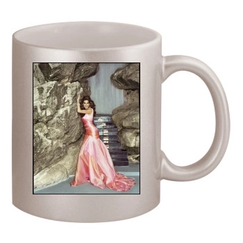 Teri Hatcher 11oz Metallic Silver Mug