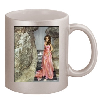 Teri Hatcher 11oz Metallic Silver Mug