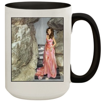 Teri Hatcher 15oz Colored Inner & Handle Mug