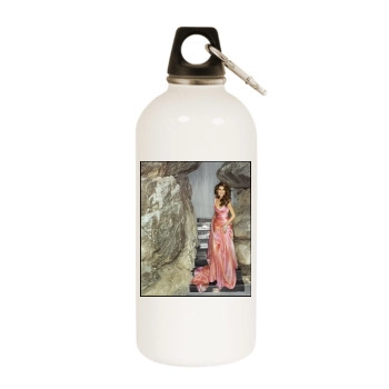 Teri Hatcher White Water Bottle With Carabiner