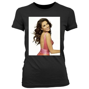 Teri Hatcher Women's Junior Cut Crewneck T-Shirt