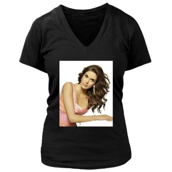 Teri Hatcher Women's Deep V-Neck TShirt