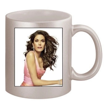 Teri Hatcher 11oz Metallic Silver Mug