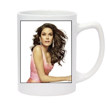 Teri Hatcher 14oz White Statesman Mug