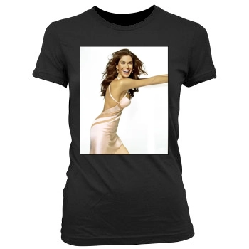 Teri Hatcher Women's Junior Cut Crewneck T-Shirt