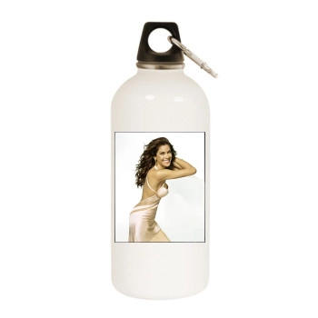 Teri Hatcher White Water Bottle With Carabiner