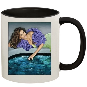 Teri Hatcher 11oz Colored Inner & Handle Mug