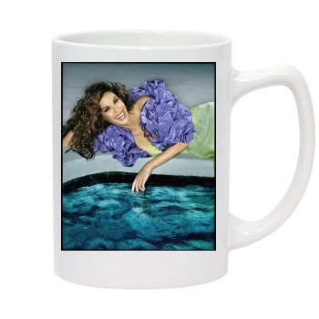 Teri Hatcher 14oz White Statesman Mug