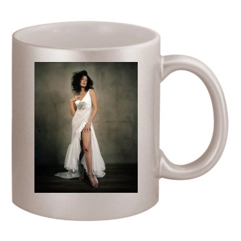 Teri Hatcher 11oz Metallic Silver Mug