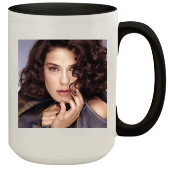 Teri Hatcher 15oz Colored Inner & Handle Mug