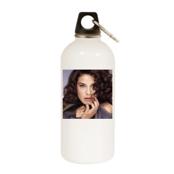 Teri Hatcher White Water Bottle With Carabiner